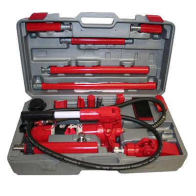 INT816SD image(0) - American Forge & Foundry AFF - Collision & Body Repair Kit - 4 Ton Capacity - 17 pc Kit - Includes Pressure Guage - SUPER DUTY