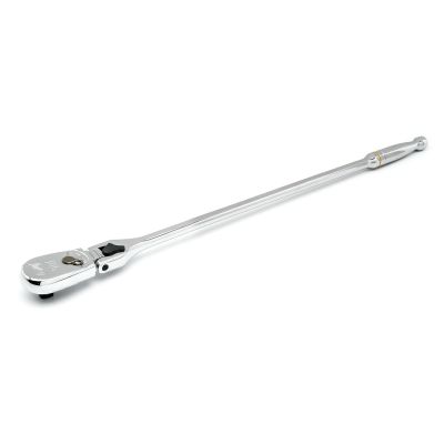 KDT81363T image(0) - GearWrench 1/2" Dr 90T Lckng Flx Head Ratchet 24"
