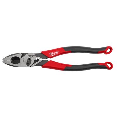 MLWMT550C image(0) - Milwaukee Tool 9" Lineman's Comfort Grip Pliers w/ Crimper and Bolt Cutter (USA)