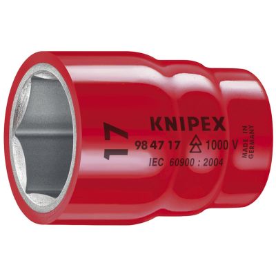 KNP984724 image(0) - KNIPEX HEX SOCKET, 1/2IN-1,000V INSLTD 24 MM