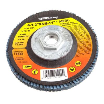 FOR71920 image(1) - Flap Disc, High Density, Type 29, 4-1/2 in x 5/8 in-11, ZA40