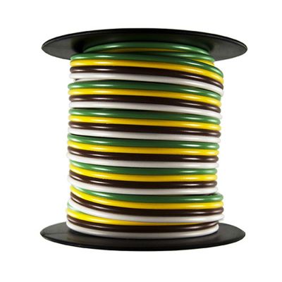 JTT2522F image(0) - The Best Connection 16 AWG 4 Way Tra. Ribbon Wire