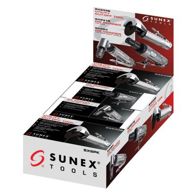SUNSX6PK image(0) - Sunex 6PC 2EA Angle, Straight Grinder/CutOff Tool Display