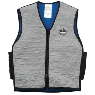 ERG12545 image(0) - Ergodyne 6665 XL Gray Evap Cooling Vest