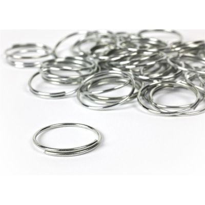 PETFB-P9833-50 image(0) - Petoskey Plastics Metal Key Rings- 250/Box