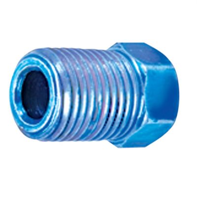 SRRBR210 image(0) - S.U.R. and R Auto Parts M10 X 1.0 BLUE INVERTED FLARE NUT (4)
