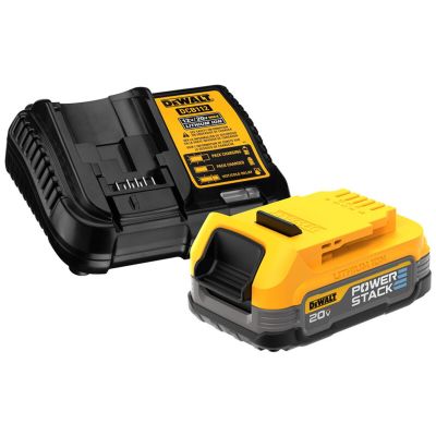 DWTDCBP034C image(0) - DeWalt 20V MAX POWERSTACK COMPACT BATTERY WITH CHARGER