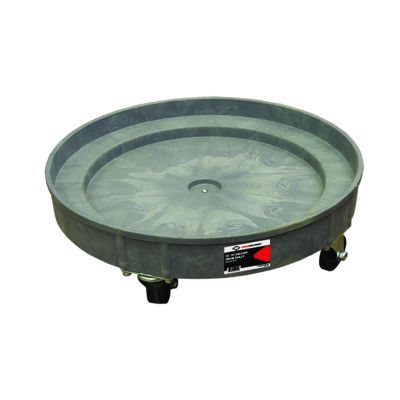INT8654 image(0) - American Forge & Foundry AFF - Drum Dolly - 30 & 50 Gallon - Polypropelene - Five Swivel Casters