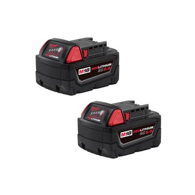 MLW48-11-1852 image(0) - Milwaukee Tool M18 REDLITHIUM™ XC5.0 Extended Capacity Battery Two Pack