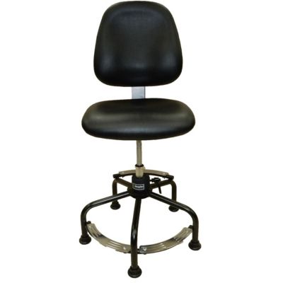 LDS1010573 image(0) - ShopSol Workbench Big & Tall Chair Ind. Vinyl 400 lbs Cap