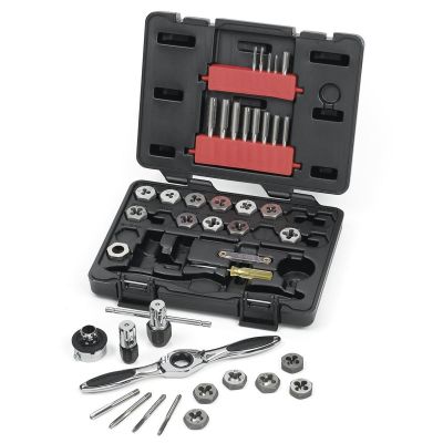 KDT3886 image(0) - GearWrench GEARWRENCH TAP & DIE SET METRIC 40PCS