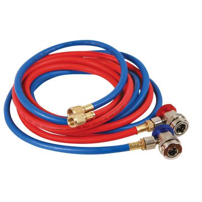 FJC6448 image(0) - FJC R-134a Premium Charging Hose and Coupler Set