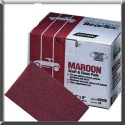 NOR06166 image(0) - Norton Abrasives 4-1/2 X 9 PRIMER PREP MAROON