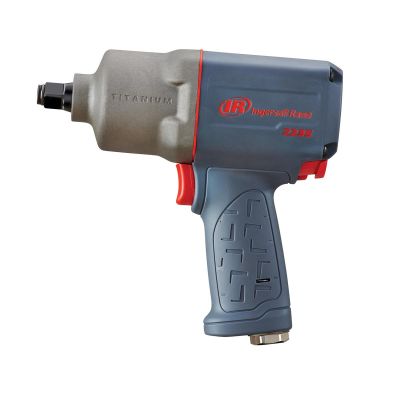 IRT2235TIMAX image(0) - Ingersoll Rand 1/2" Air Impact Wrench, 1350 ft-lbs Nut-busting Torque, Maintenance Duty, Pistol Grip, Titanium Hammercase