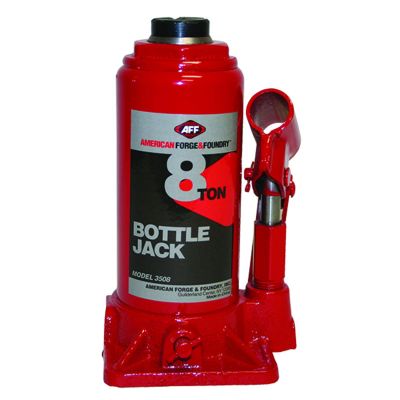 INT3508 image(0) - American Forge & Foundry AFF - Bottle Jack - 8 Ton Capacity - Manual - Heavy Duty