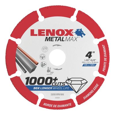 LEX1972921 image(0) - Lenox Tools LENOX DIAM CUTOFF WHEEL AG 4.5" X 7/8"