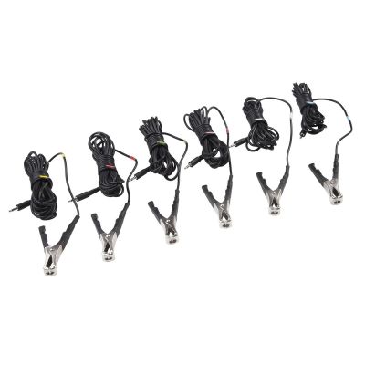 JSP06635 image(0) - J S Products (steelman) 6-Pack of Leads w/ Clamps Set