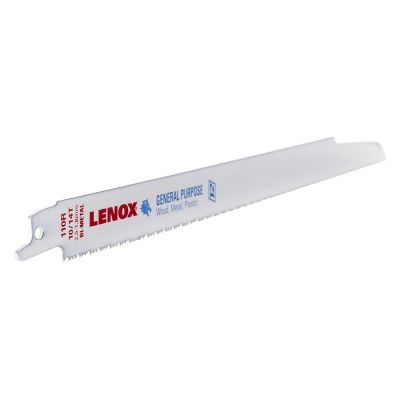 LEX20583 image(0) - Lenox Tools Reciprocating Saw Blades, 110R, Bi-Metal, 12 in. L