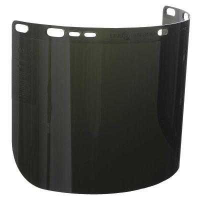 SRW28633 image(0) - Jackson Safety Jackson Safety - Replacement Windows for F50 Polycarbonate Special Face Shields - Shade IRUV 5.0 - 8" x 15.5" x.060" - D Shape - (50 Qty Pack)