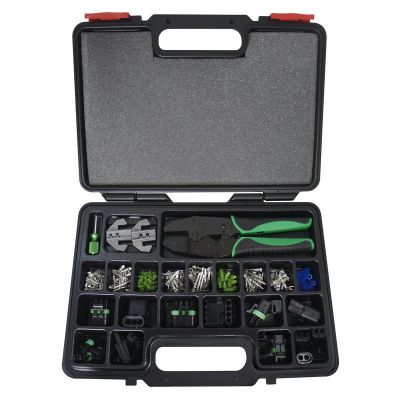 AST9478 image(0) - Astro Pneumatic 220pc Interchangeable Ratcheting Crimping Set
