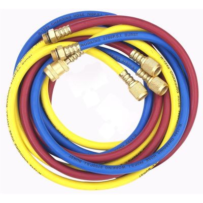 ROB60072 image(0) - 72 INCH SET OF THREE COLOR-CODED ENVIRO-GUARD HOSES FOR R-134A