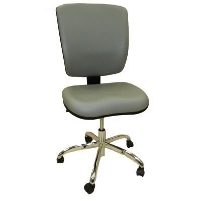 LDS1010537 image(0) - ShopSol Dental Lab Chair, Vinyl Back Light Grey Seat