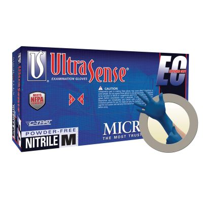 MFXUSE880XL image(0) - Microflex ULTRASENSE EC NITRILE GLOVES XL 100PK