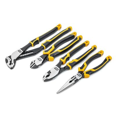 KDT82203-06 image(0) - Gearwrench 4 PC MIXED DIPPED MATERIAL PLIER SET