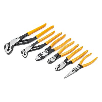 KDT82204-06 image(0) - Gearwrench 6PC MIXED DIPPED MATERIAL PLIER SET