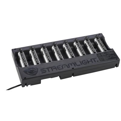 STL20224 image(0) - Streamlight 18650 Battery 8-unit Bank Charger (w/batteries)