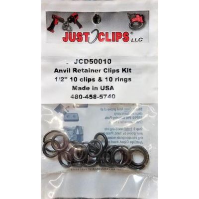 JSCJCD50010 image(0) - Just Clips 10-pk 1/2" clip o-ring kit