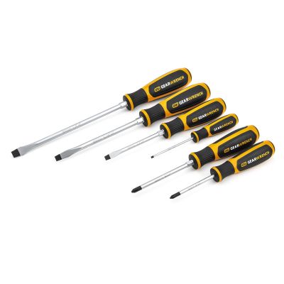 KDT80050H image(0) - GearWrench 6 Pc. Phillips®/Slotted Dual Material Screwdriver Set