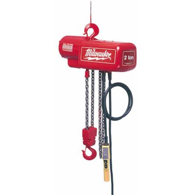 MLW9565 image(0) - 1-TON ELECTRIC 10 FT. LIFT HEIGHT CHAIN HOIST