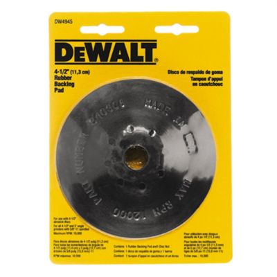DWTDW4945 image(0) - DeWalt PAD BACKING STIKIT 4-1/2" NON-THREADED