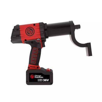 CPTCP8613WT image(0) - Chicago Pneumatic CP8613WT 36V 2.5AH Cordless Torque Wrench Kit with Blade86 Reaction Arm