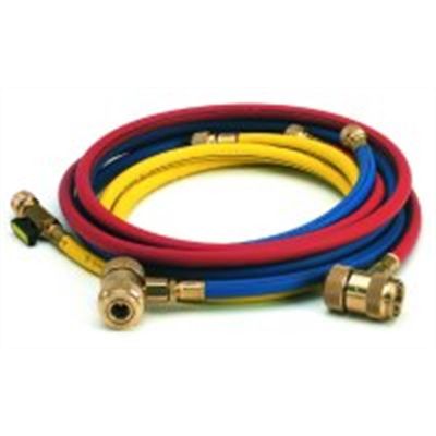 CPSHS6YL image(0) - CPS Products HOSE 72 R12 YELLOW W/IN LINE BALL VALVE