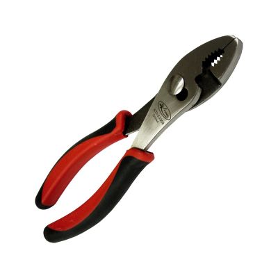 KTI53008 image(0) - K Tool International Pliers Slip Joint 8 in. Red Handle