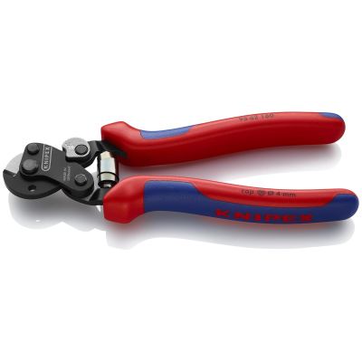 KNP9562160 image(0) - KNIPEX 6 1/4In Wire Rope Cutter