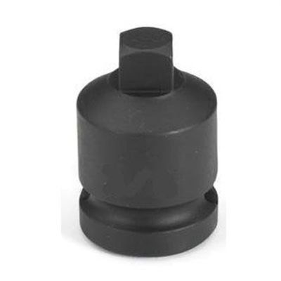 GRE2010PP image(0) - Grey Pneumatic 1/2" Drive x 5/16" Square Male Pipe Plug Socket