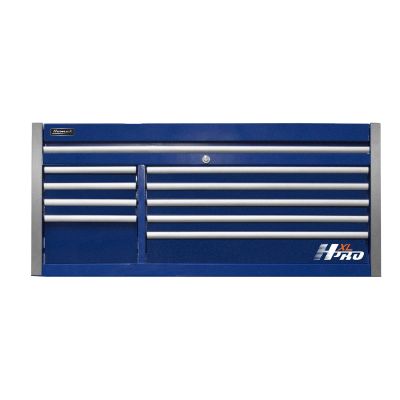 HOMHX02060102 image(0) - Homak Manufacturing 60 in. HXL 9-Drawer Top Chest, Blue