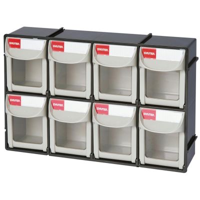 LDS1010017 image(0) - ShopSol Flip Out Part Storage Bins - 8 Compartment