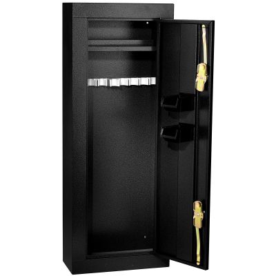 HOMHS30103660 image(0) - 8 Gun Steel Security Cabinet, Black