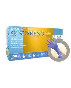 MFXSU690L image(0) - Microflex SUPRENO SE PF NITRILE GLOVES LARGE 100PK