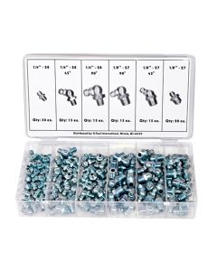 KTI00074 image(1) - K Tool International 110-pc Hydraulic Grease Fitting Assortment