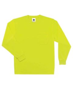 ERG21587 image(0) - Ergodyne 8091 3XL Lime Non-Cert Long Sleeve T-Shirt