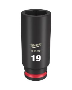 MLW49-66-6161 image(0) - SHOCKWAVE Impact Duty&trade; 3/8"Drive 19MM Deep 6 Point Socket