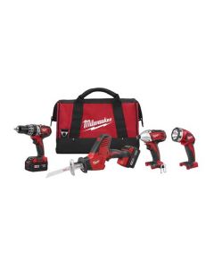 MLW2695-24 image(0) - M18 4-Tool Combo Drill Saw Impact Driver Light Kit