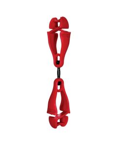 ERG19413 image(0) - 3420 Red Swivel Glove Clip Holder - Dual Clips