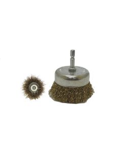 Wire Cup Brush 3", 1/4 in. Shaft, 10,000 RPM