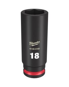 MLW49-66-6160 image(0) - SHOCKWAVE Impact Duty&trade; 3/8"Drive 18MM Deep 6 Point Socket